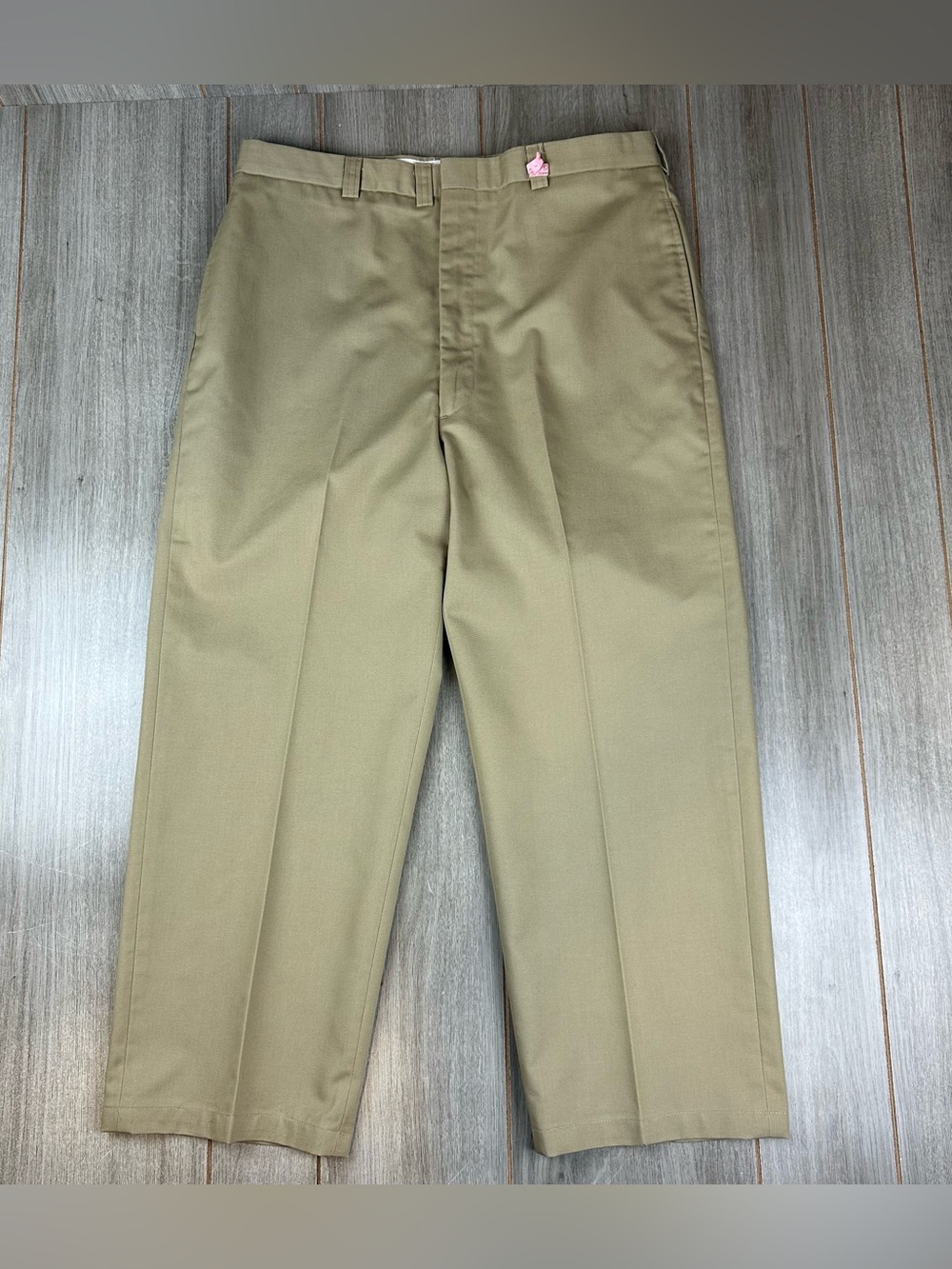 DSCP Quarterdeck Collection Trouser Men 36x28 Altered Khaki Beige Starched Omega